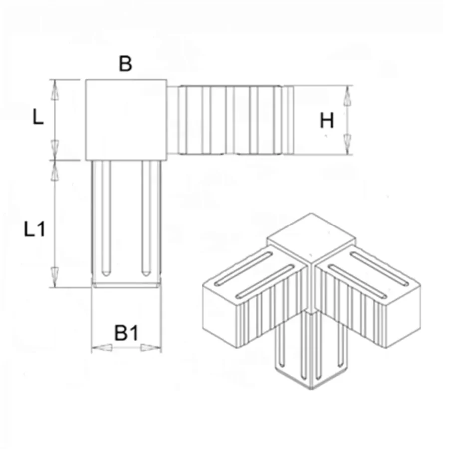 Hjørne samlestykke - Image 5