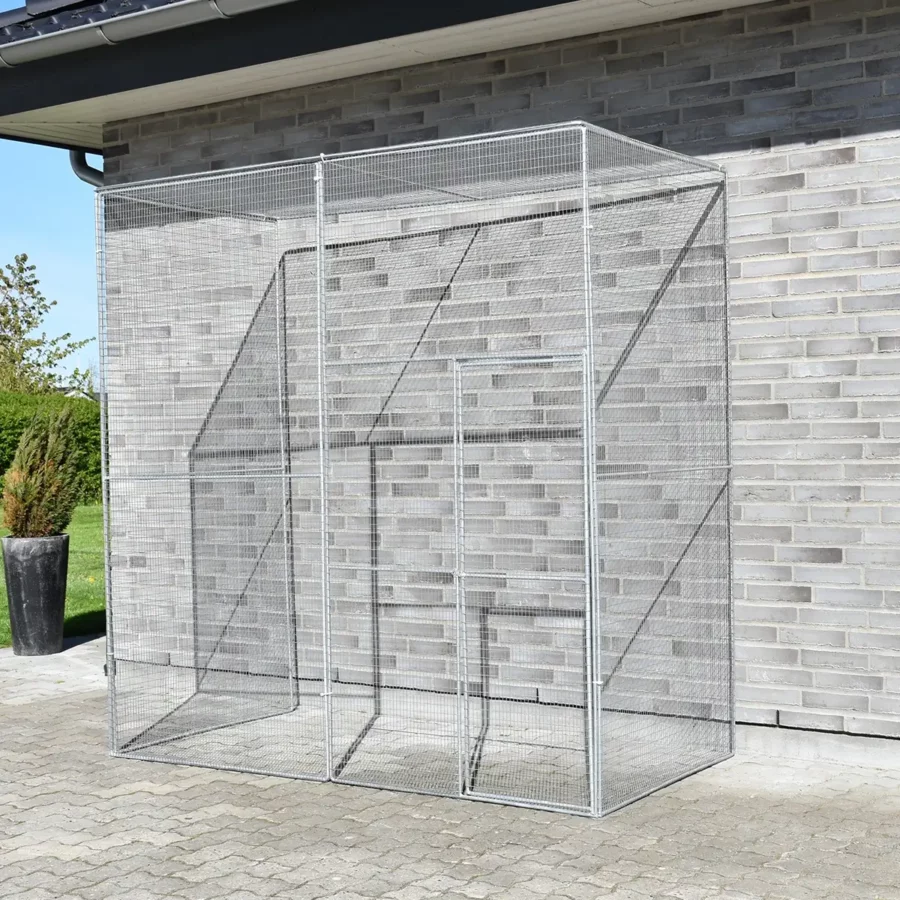 Rundjerns voliere 1 x 2 meter | Randers Volieren