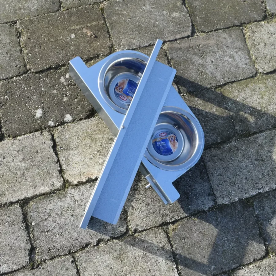 Foder karrusel i finplade med 2 skåle 16 cm | Randers Volieren