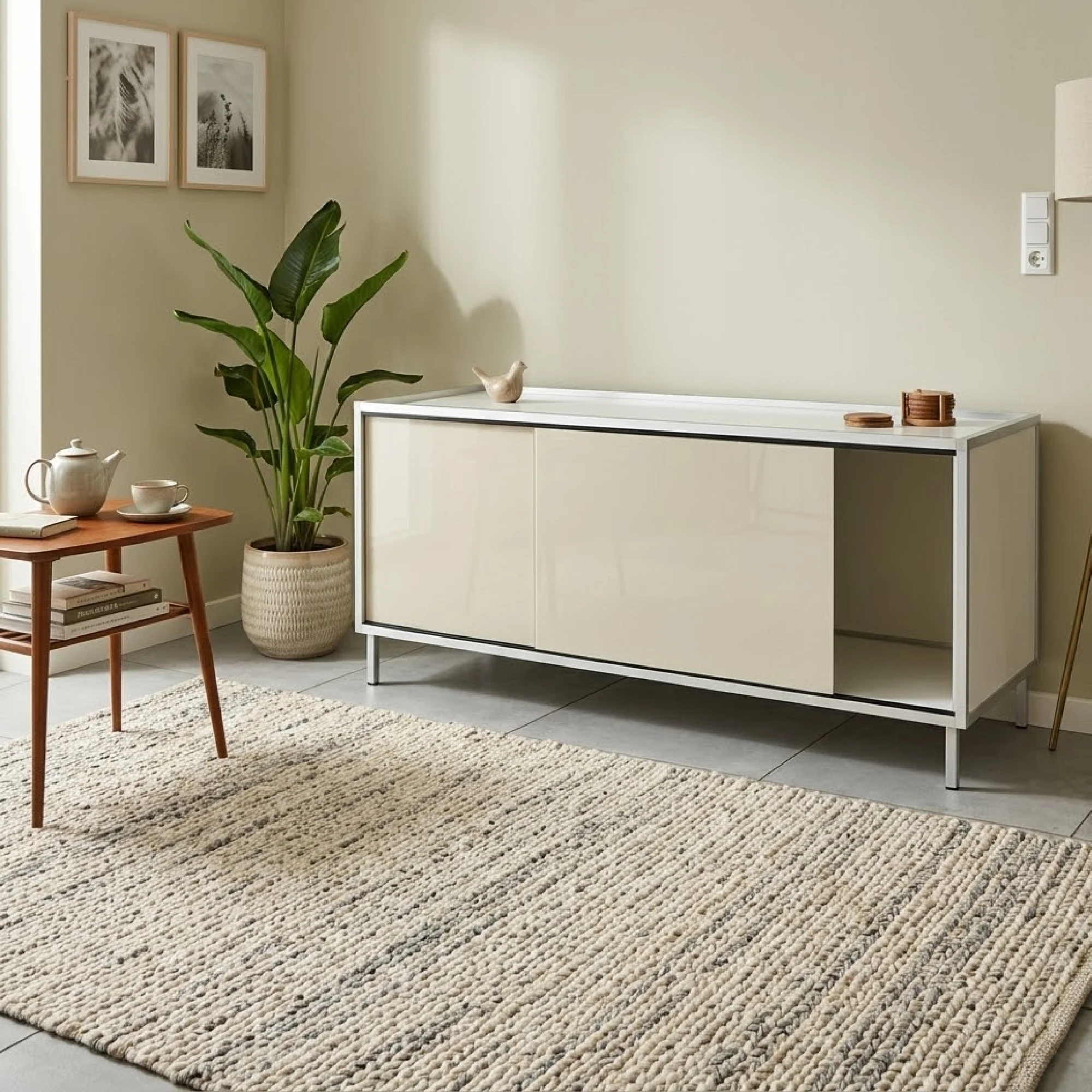 Underskab med skydelåger til Lux-bur – 124 x 54 cm