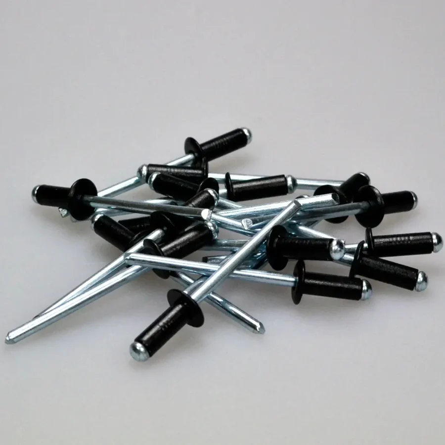 4x10 mm Sort popnitte | Randers Volieren