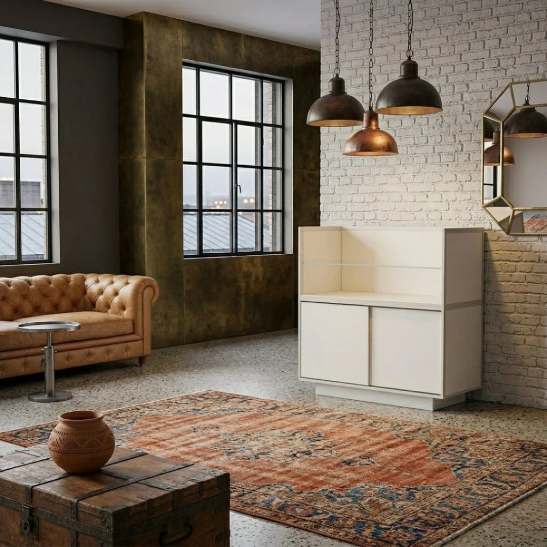 Kombineret Lux Marsvin-bur 154 x 54 cm med underskab